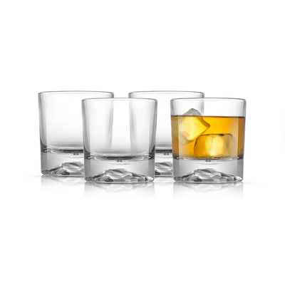 Radiant Double Old Fashioned Tumblers - Sæt af 4 Whisky Glas - Whiskey Glas fra JoyJolt USA hos The Prince Webshop