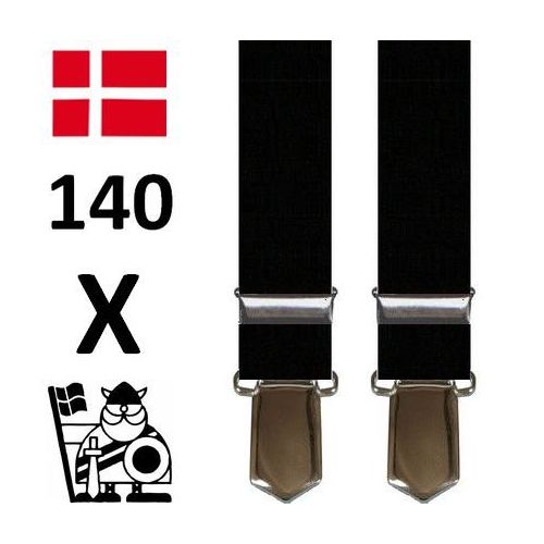 Sorte Smalle Smoking Seler - Seler fra SCANBELT Shooster hos The Prince Webshop