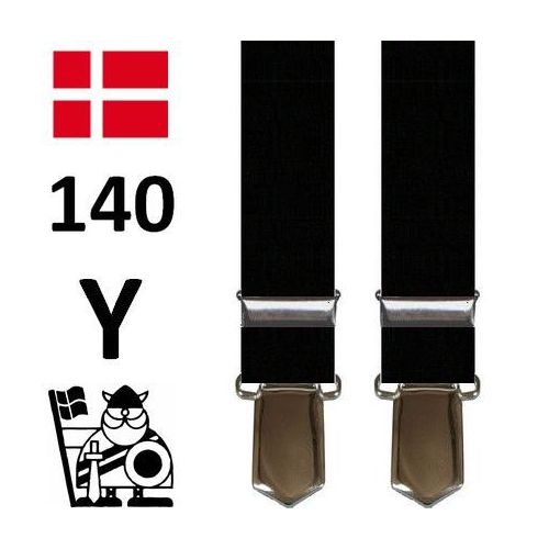 Sorte Smalle Smoking Seler - Seler fra SCANBELT Shooster hos The Prince Webshop