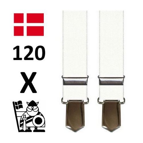 Hvide Smalle Smoking Seler - Seler fra SCANBELT Shooster hos The Prince Webshop