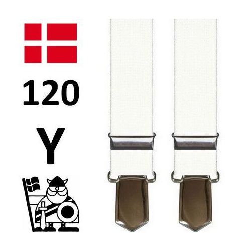 Hvide Smalle Smoking Seler - Seler fra SCANBELT Shooster hos The Prince Webshop