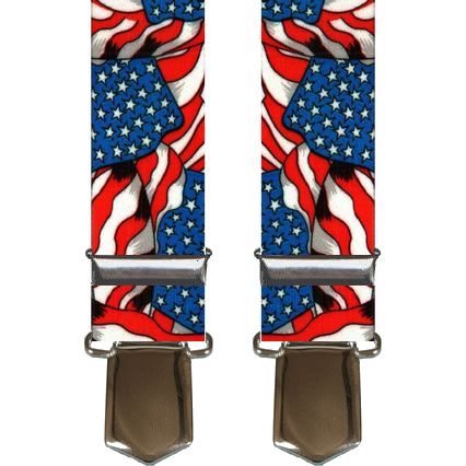 Brede Stars & Stripes Seler - Seler fra SCANBELT Shooster hos The Prince Webshop