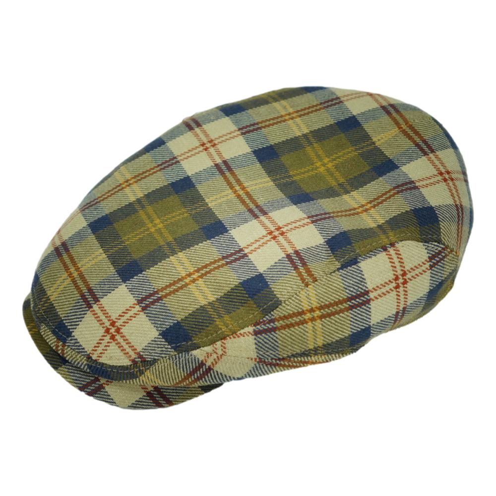 Stetson Driver Cap - Wool Silk Plaid Check - Flat Cap fra Stetson hos The Prince Webshop