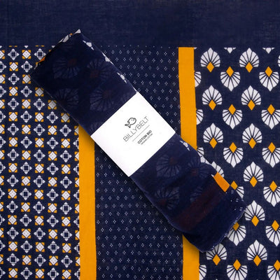 Cotton Scarf Aztec Pattern - Tørklæde i Øko Bomuld - Halstørklæde fra Billybelt hos The Prince Webshop