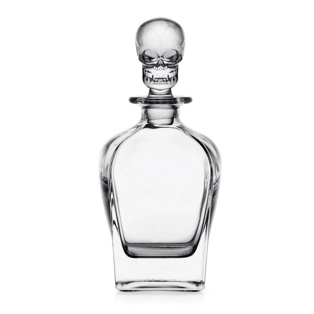 Skullary Whiskey Decanter - Glas Karaffel med Dødningehovede - Whiskey Karaffel fra Godinger USA hos The Prince Webshop