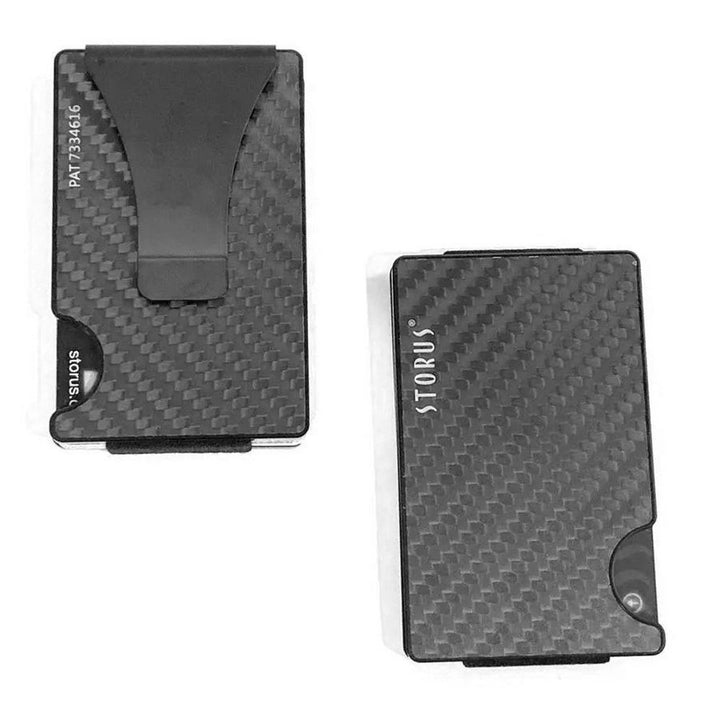 Smart Wallet® Card Holder Money Clip Carbon Fiber - Pengeclips fra Storus hos The Prince Webshop