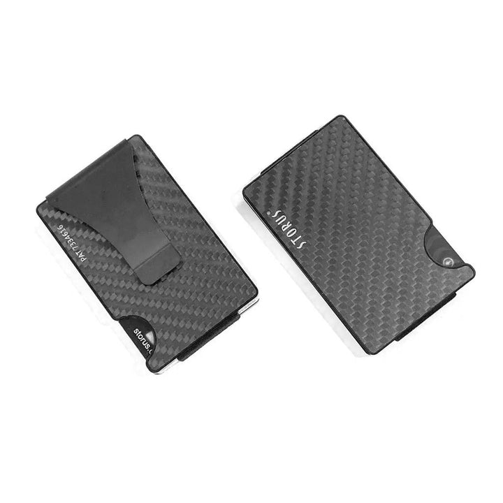 Smart Wallet® Card Holder Money Clip Carbon Fiber - Pengeclips fra Storus hos The Prince Webshop