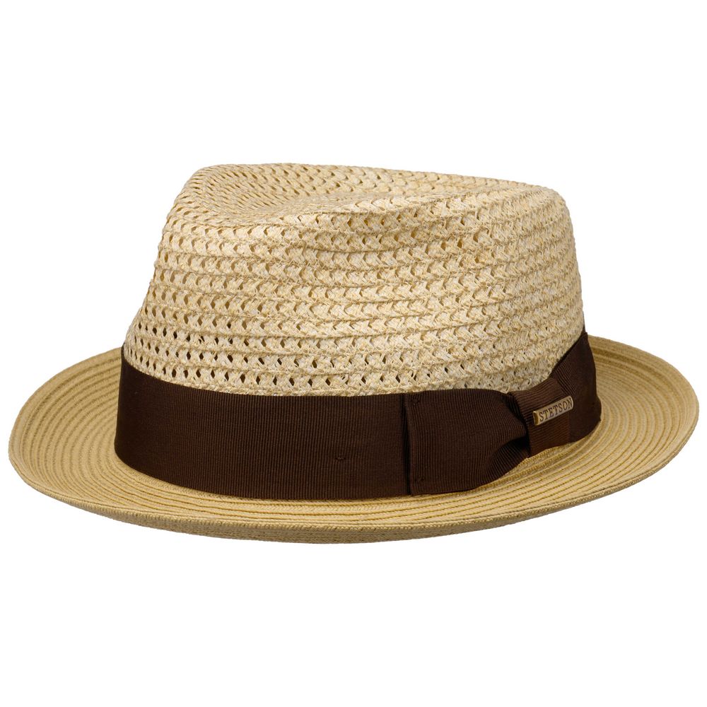 Stetson Player Cotton / Toyo Hat - Natur - Hat fra Stetson hos The Prince Webshop