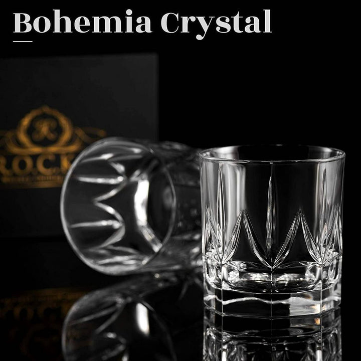 2 Stk. IMPERIAL Krystal Whisky Glas i Gaveæske - Whiskey Glas fra R.O.C.K.S hos The Prince Webshop