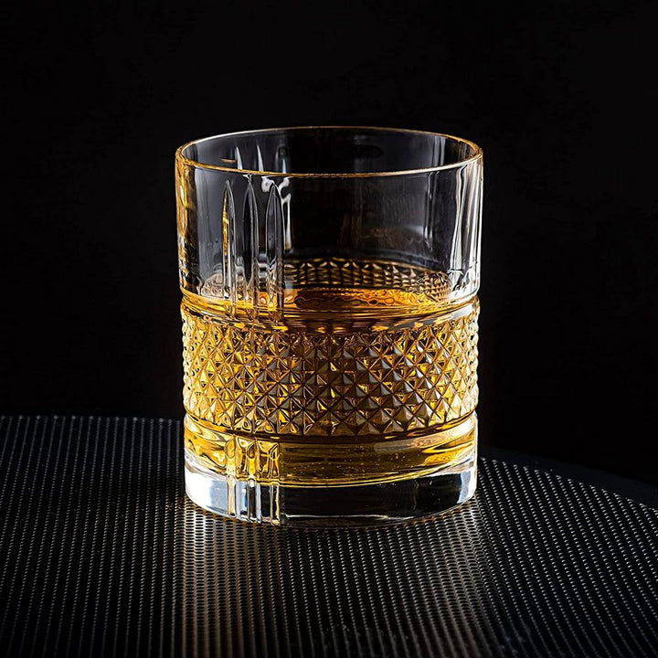 2 Stk. RESERVE Krystal Whisky Glas i Gaveæske - Whiskey Glas fra R.O.C.K.S hos The Prince Webshop