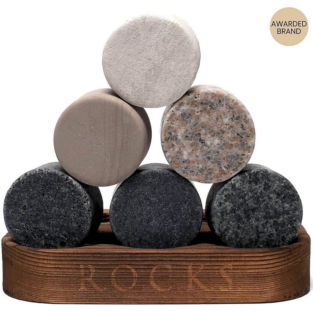 The Original Rocks Whiskey Chilling Stones - Whiskey Sten fra R.O.C.K.S hos The Prince Webshop