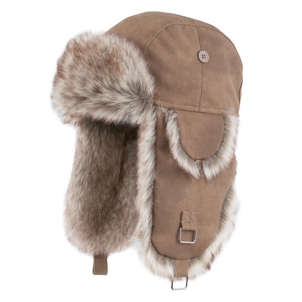 MJM Trapper Hue Paul  – Faux Fur - Camel - Hue fra MJM Hats hos The Prince Webshop