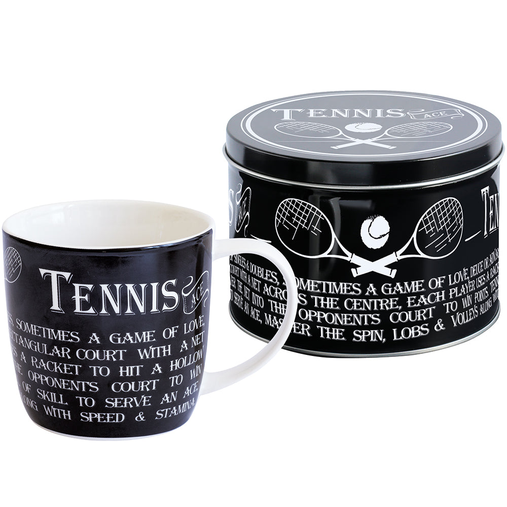 The Tennis Ace Krus i flot Gavedåse - Krus fra The Ultimate Gift for Man hos The Prince Webshop