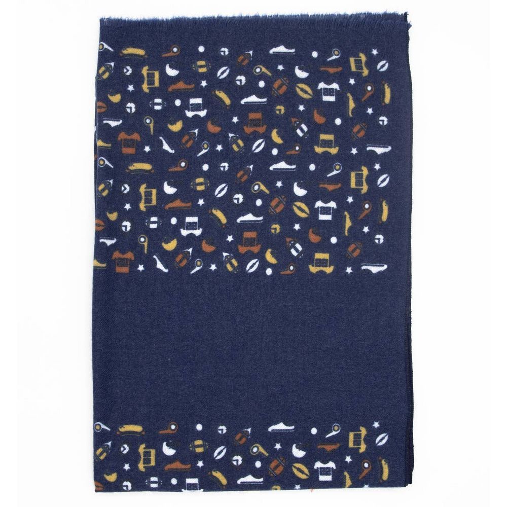 Scarf Designers Halstørklæde - Rugby Blue - Halstørklæde fra Scarf Designers Berlin hos The Prince Webshop