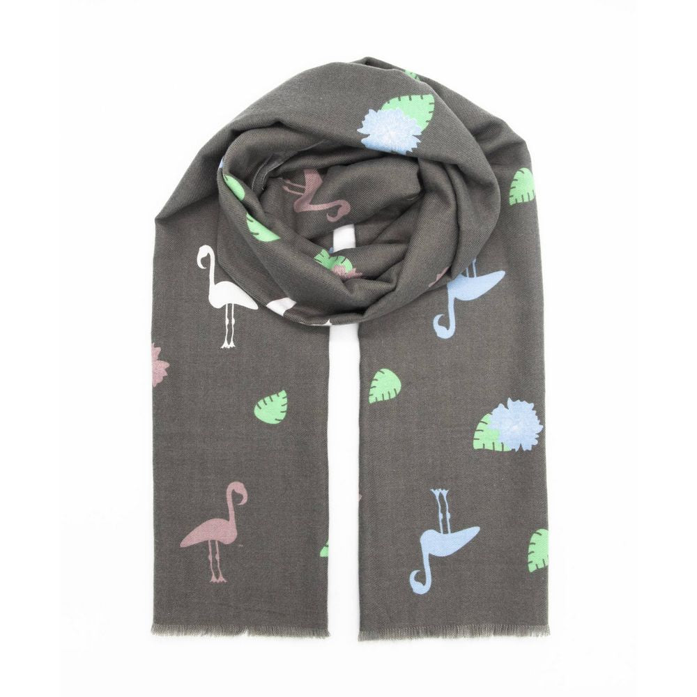 Scarf Designers Halstørklæde - Flamingo Grey - Halstørklæde fra Scarf Designers Berlin hos The Prince Webshop