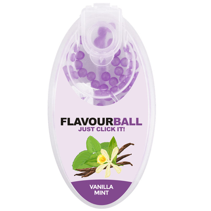 100 stk Vanilla Mint Flavour Balls i Pod - Aroma Kugler fra FLAVOUR BALLS hos The Prince Webshop