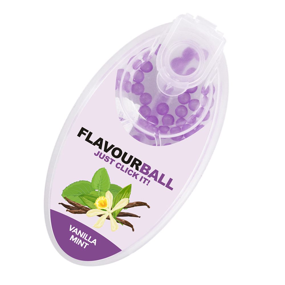 100 stk Vanilla Mint Flavour Balls i Pod - Aroma Kugler fra FLAVOUR BALLS hos The Prince Webshop