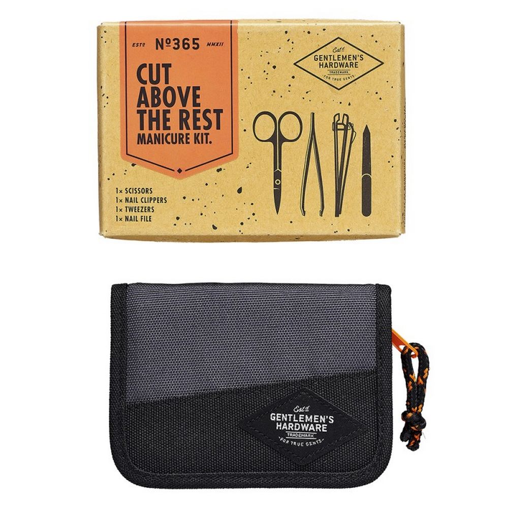 The Manicure Set i Lækkert Etui - Sjov Gave fra Gentlemen's Hardware hos The Prince Webshop