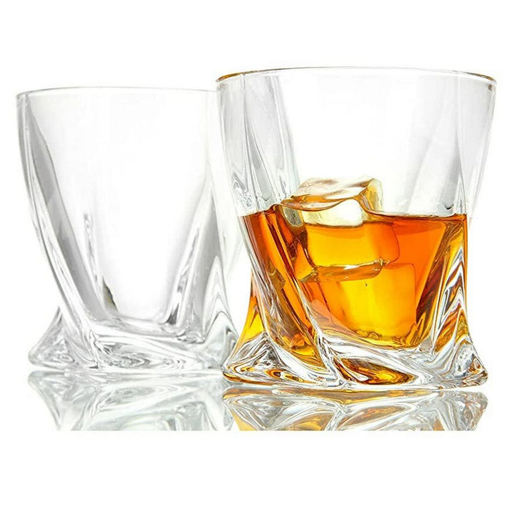 6 Stk. Old Fashioned Whiskey Tumbler Glas - Whiskey Glas fra Bezrat Barware USA hos The Prince Webshop