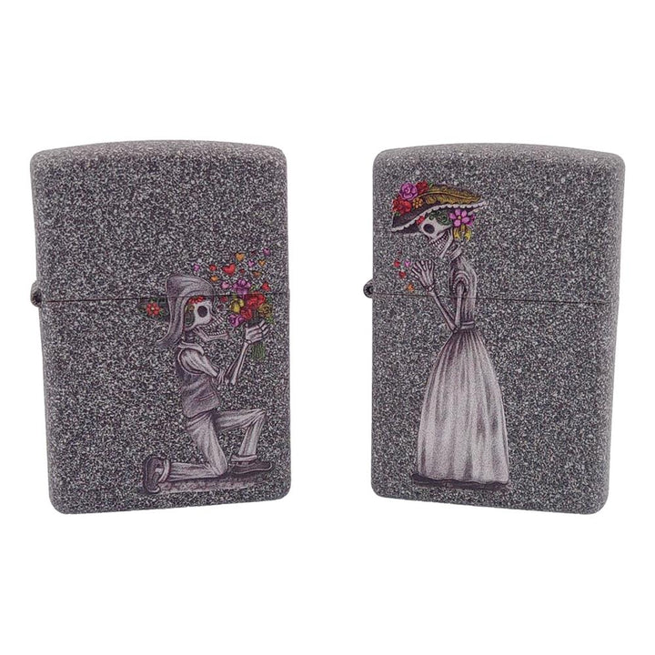 Zippo Day of Dead Skulls Set - 2 Lighter Sæt - Zippo Lighter fra Zippo hos The Prince Webshop