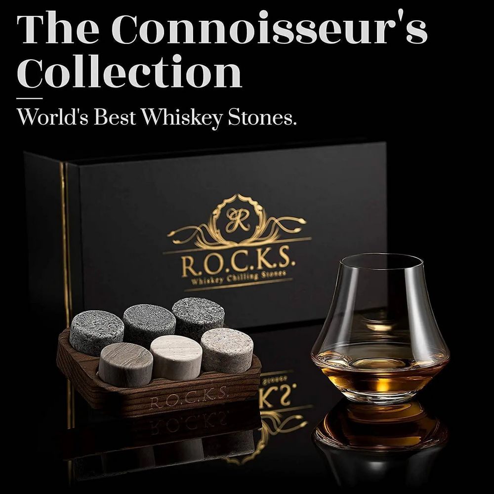 ROCKS - The Connoisseur's Set - Nosing Whiskey Glass Edition - Whiskey Glas fra R.O.C.K.S hos The Prince Webshop