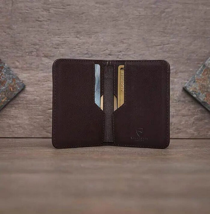 Vaultskin - CITY Card Wallet with RFID Blocking - Brun - Kortholder fra Vaultskin London hos The Prince Webshop