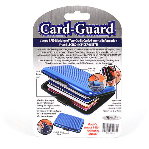 Aluminium Card-Guard Kortholder - Tartan - Kortholder fra Card Guard hos The Prince Webshop