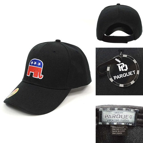 Baseball Cap US Election Republican Elephant - Baseball Cap fra Parquet hos The Prince Webshop