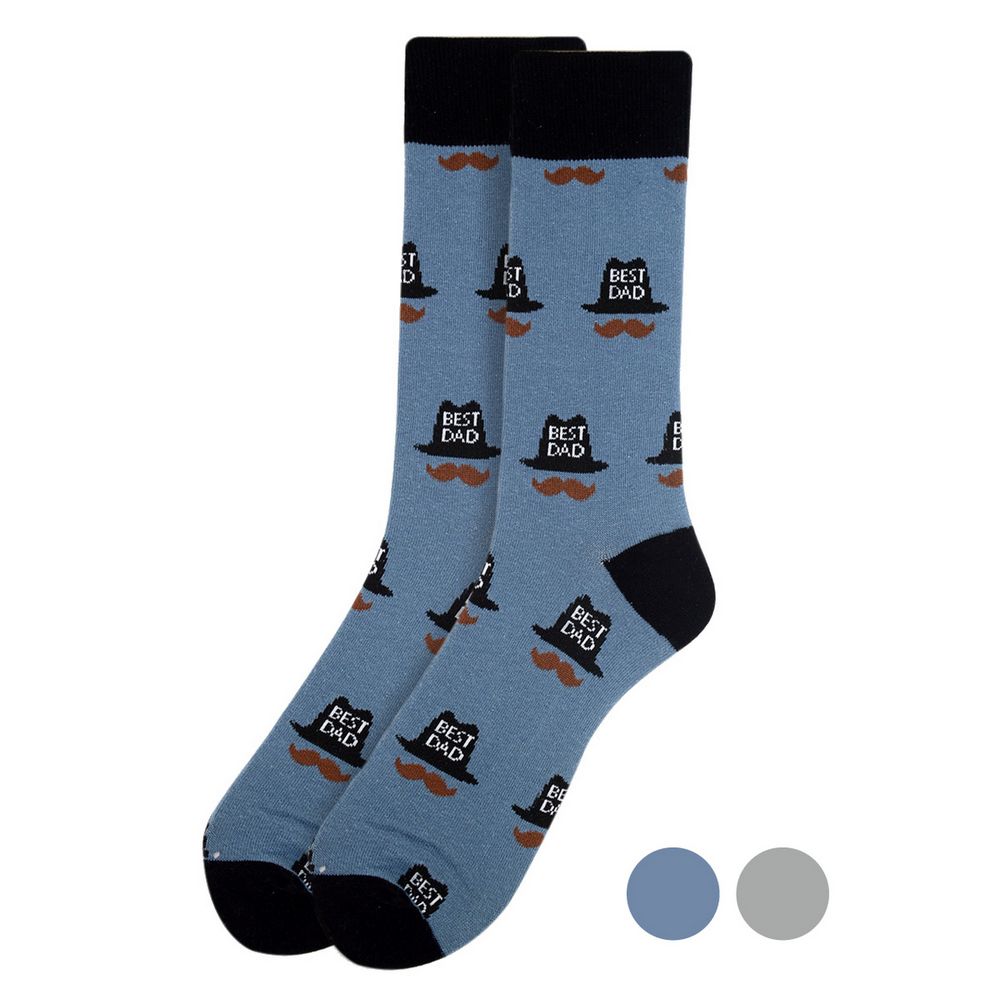 Best Dad Novelty Socks - Sjove Strømper - Herre Strømper fra Parquet hos The Prince Webshop