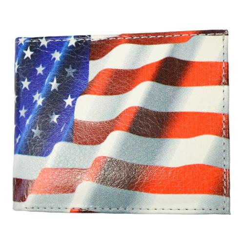 Bi-Fold Tegnebog Stars & Stripes i Læder - Tegnebog fra Umo Lorenzo hos The Prince Webshop