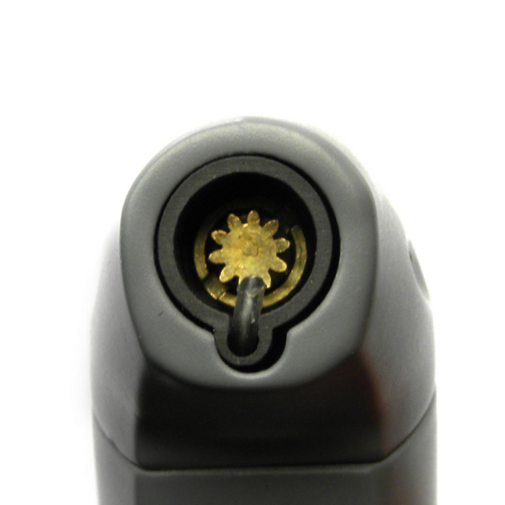 Brebbia Bowl Flame Pipe Lighter - Piezo - Svart