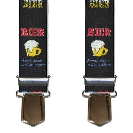 Brede Bier Seler Sorte med X ryg - Seler fra SCANBELT Shooster hos The Prince Webshop