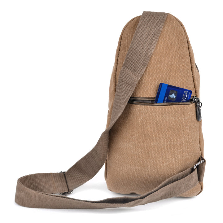 Canvas Crossbody Slinger Bag - Funktionel Taske i 2 Farver - Taske fra Westend hos The Prince Webshop