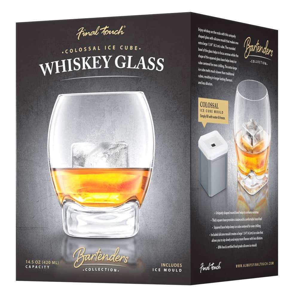 Original Products - Final Touch Colossal Whisky Glass Sæt - Whiskey Glas fra Original Products hos The Prince Webshop