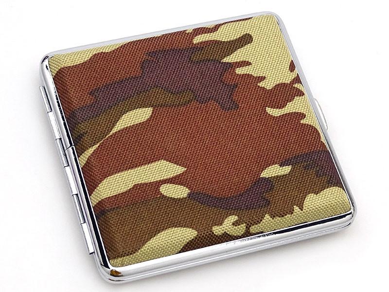 Camo Cigaret Etui - 20 King Size - Brun - Cigaret Etui fra Smokers United hos The Prince Webshop