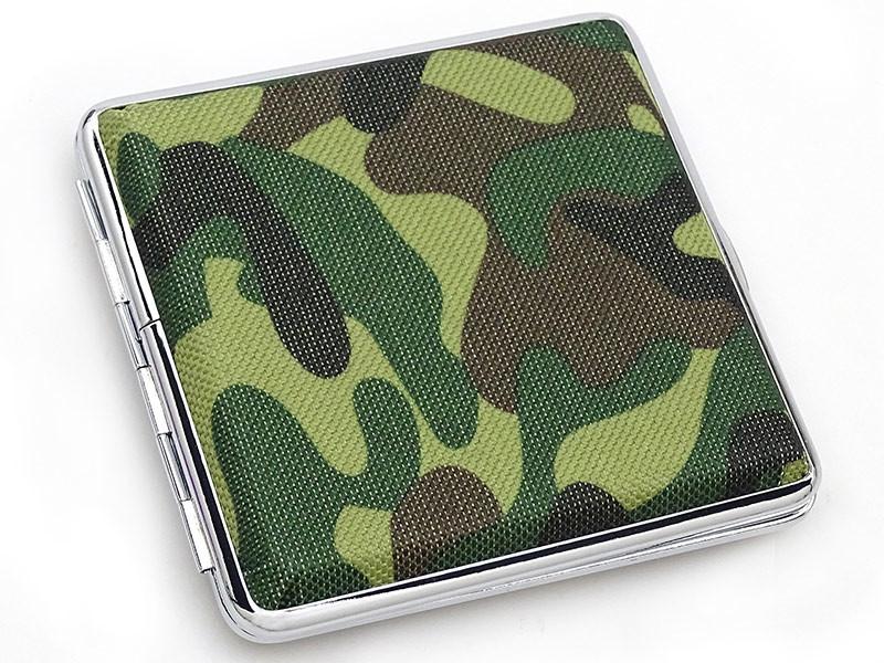 Camo Cigaret Etui - 20 King Size - Grøn - Cigaret Etui fra Smokers United hos The Prince Webshop