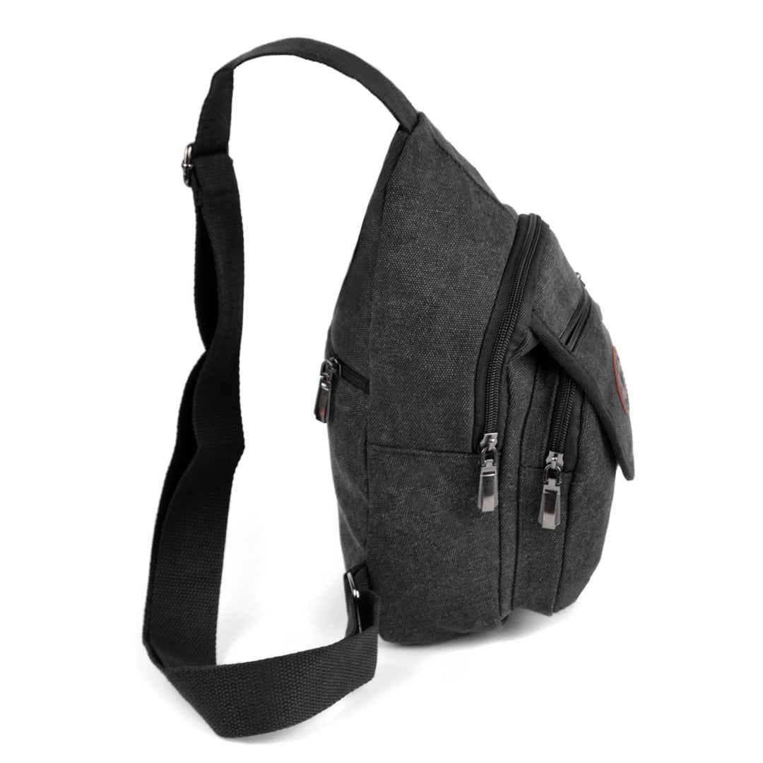 Canvas Crossbody Slinger Bag - Funktionel Taske i 2 Farver - Taske fra Westend hos The Prince Webshop