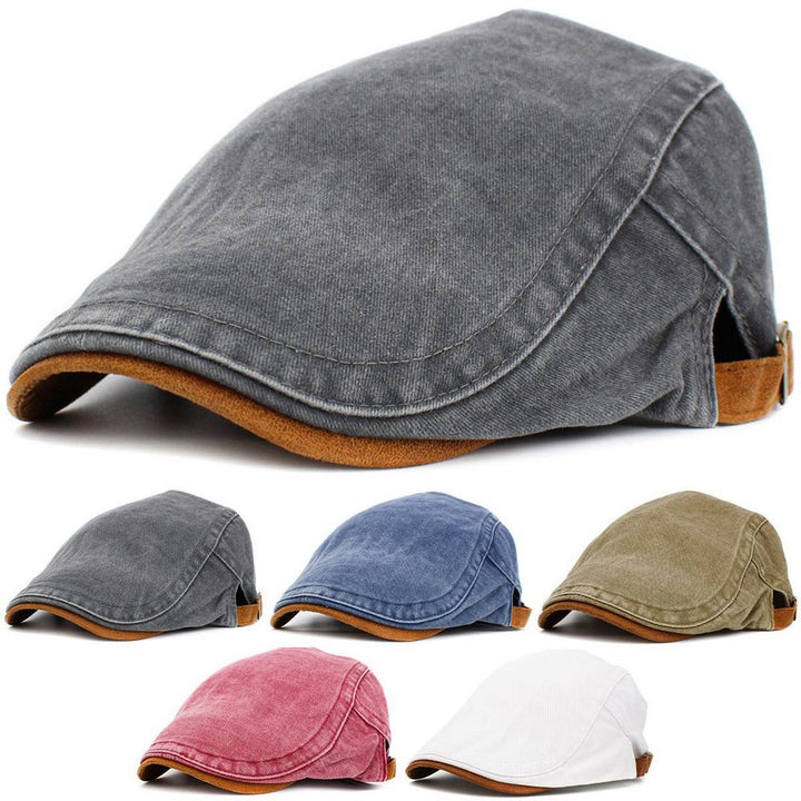 Ensfarvet Classic Newsboy Ivy - 5 Friske Farver - Flat Cap fra Ethos hos The Prince Webshop