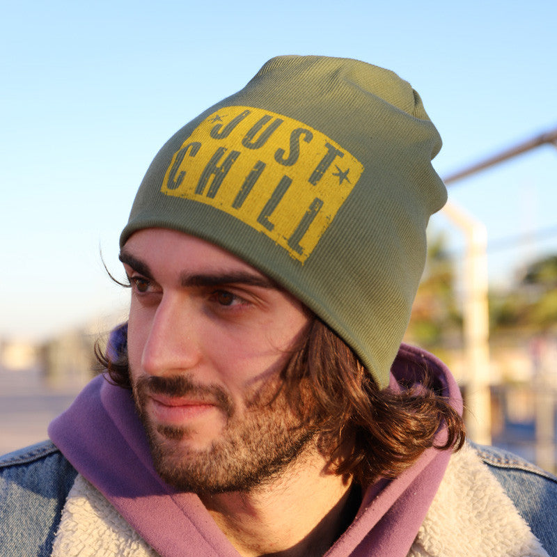 Fashion Beanie - Just Chill - Hue fra No Shirt No Shoes No Problem hos The Prince Webshop