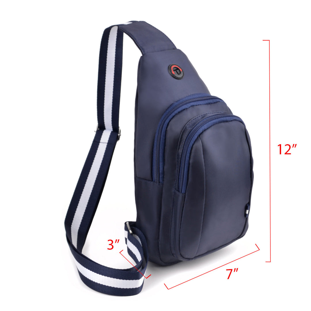 Sporty Navy Crossbody Shoulder Sling Bag - Taske fra Westend hos The Prince Webshop