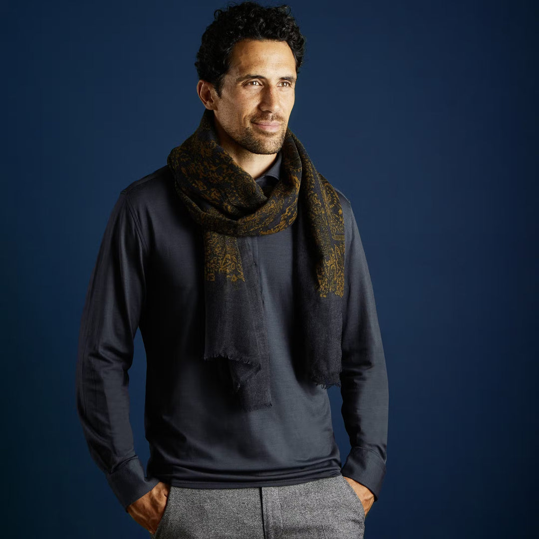 AV08 DUNQUIN Foulard Tørklæde - Merino Uld - Halstørklæde fra AV08 Paris hos The Prince Webshop