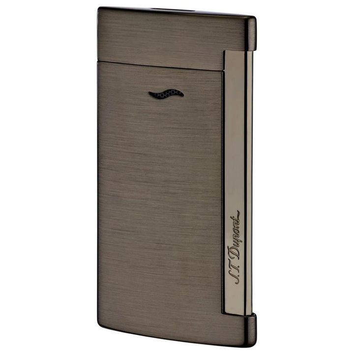 DUPONT SLIM 7 - Gun Metal Brushed Jet Lighter - Lighter fra Dupont hos The Prince Webshop