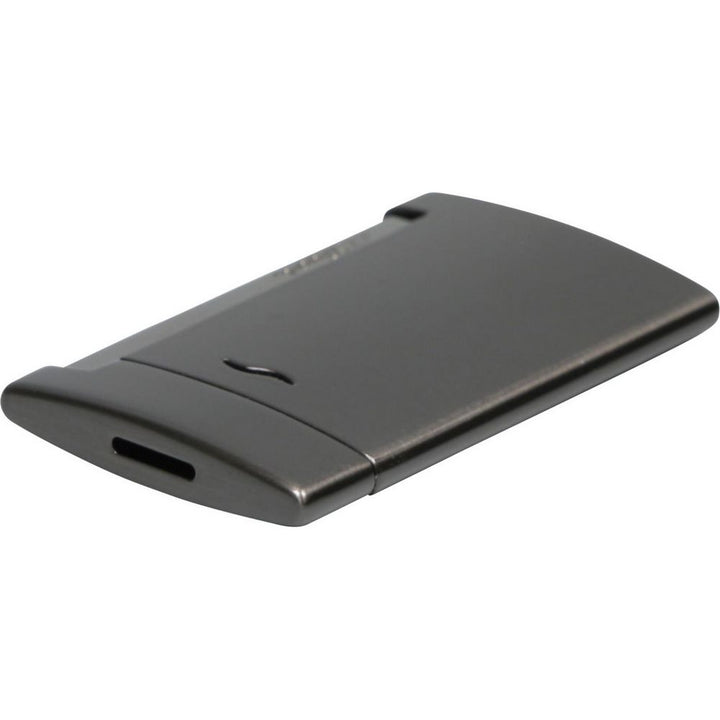 DUPONT SLIM 7 - Gun Metal Brushed Jet Lighter - Lighter fra Dupont hos The Prince Webshop