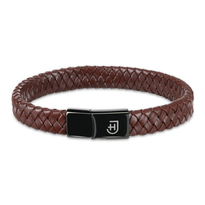 James Hawk Leather Bracelet - Brown - Smykke fra James Hawk hos The Prince Webshop