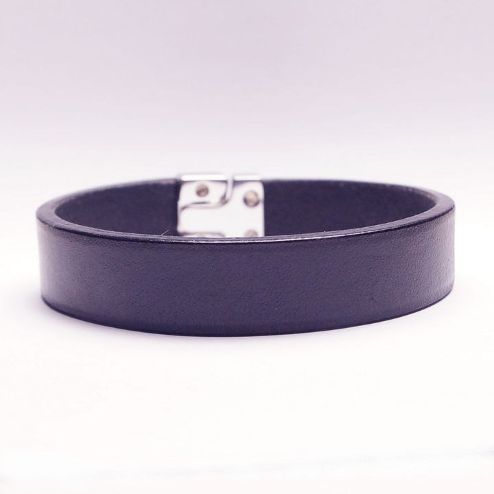 Enkelt Læder Armbånd - Marine - Smykke fra The Leather Belt Co. hos The Prince Webshop