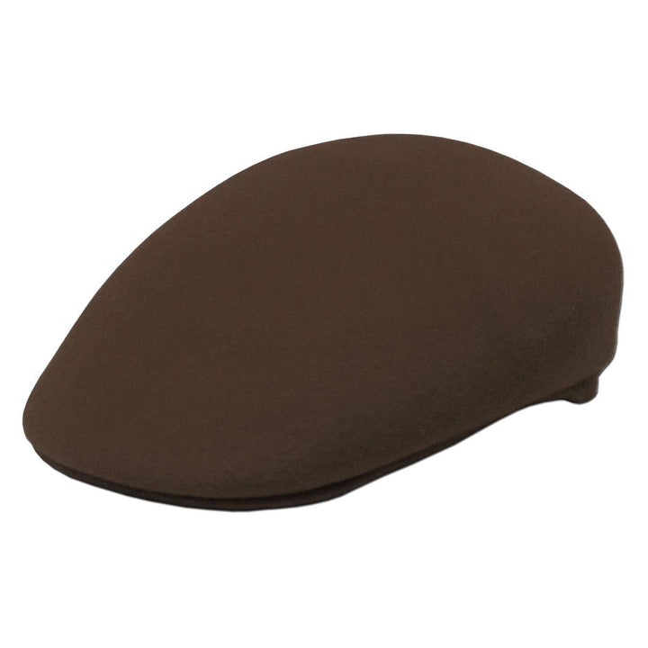 Ethos Dark Brown Wool Felt Ascot - Mørkebrun Sixpence - Flat Cap fra Ethos hos The Prince Webshop