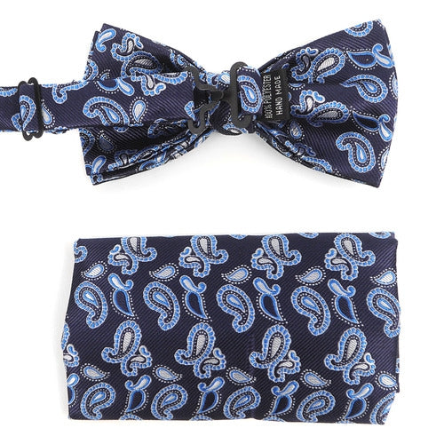 Party Sæt - Navy Paisley - Smoking Sæt fra Umo Lorenzo hos The Prince Webshop