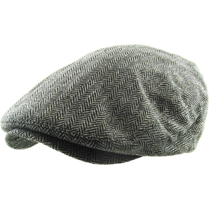 Grå Ethos Bonderøvs Sixpence Sildeben - Flat Cap fra Ethos hos The Prince Webshop