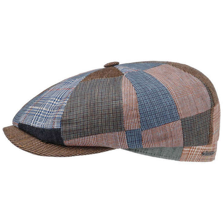 Stetson Hatteras Patchwork Linned Flat Cap - Flat Cap fra Stetson hos The Prince Webshop