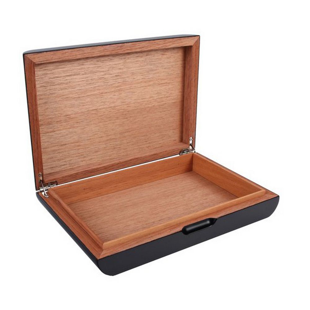 Cigar Humidor i Træ - Night Black - Cigar Humidor fra Smokers United hos The Prince Webshop